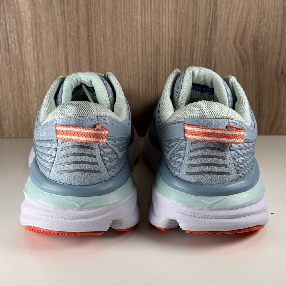 Hoka One One Bondi 7 Blue Running Shoes 1110519 BFBG Women’s Size 7 - Picture 4 of 9